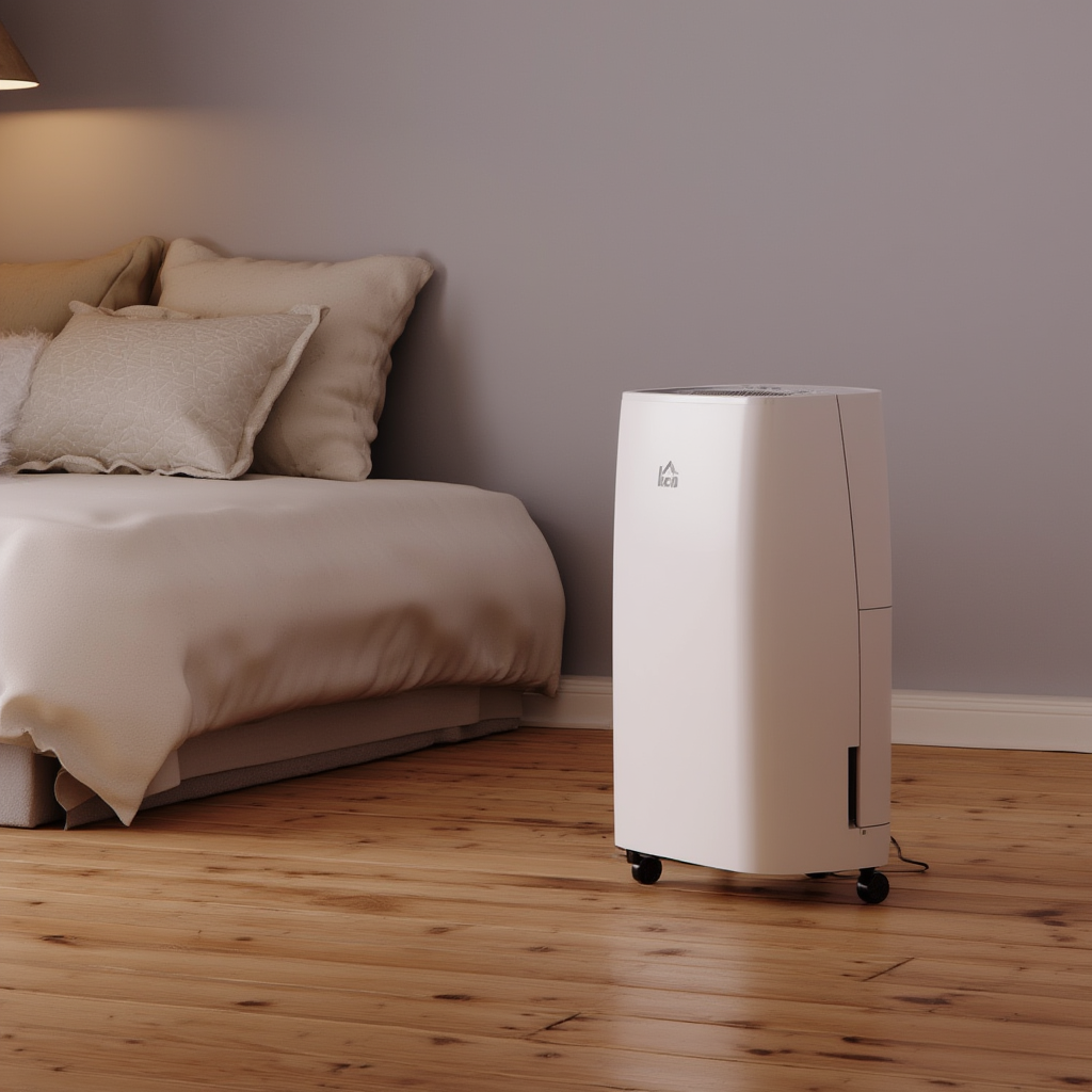 12L Dehumidifier Silent 35dB - Damp & Mould Control with Timer